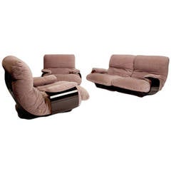 Ligne Roset Sofa and Lounge Chairs by Michel Ducaroy