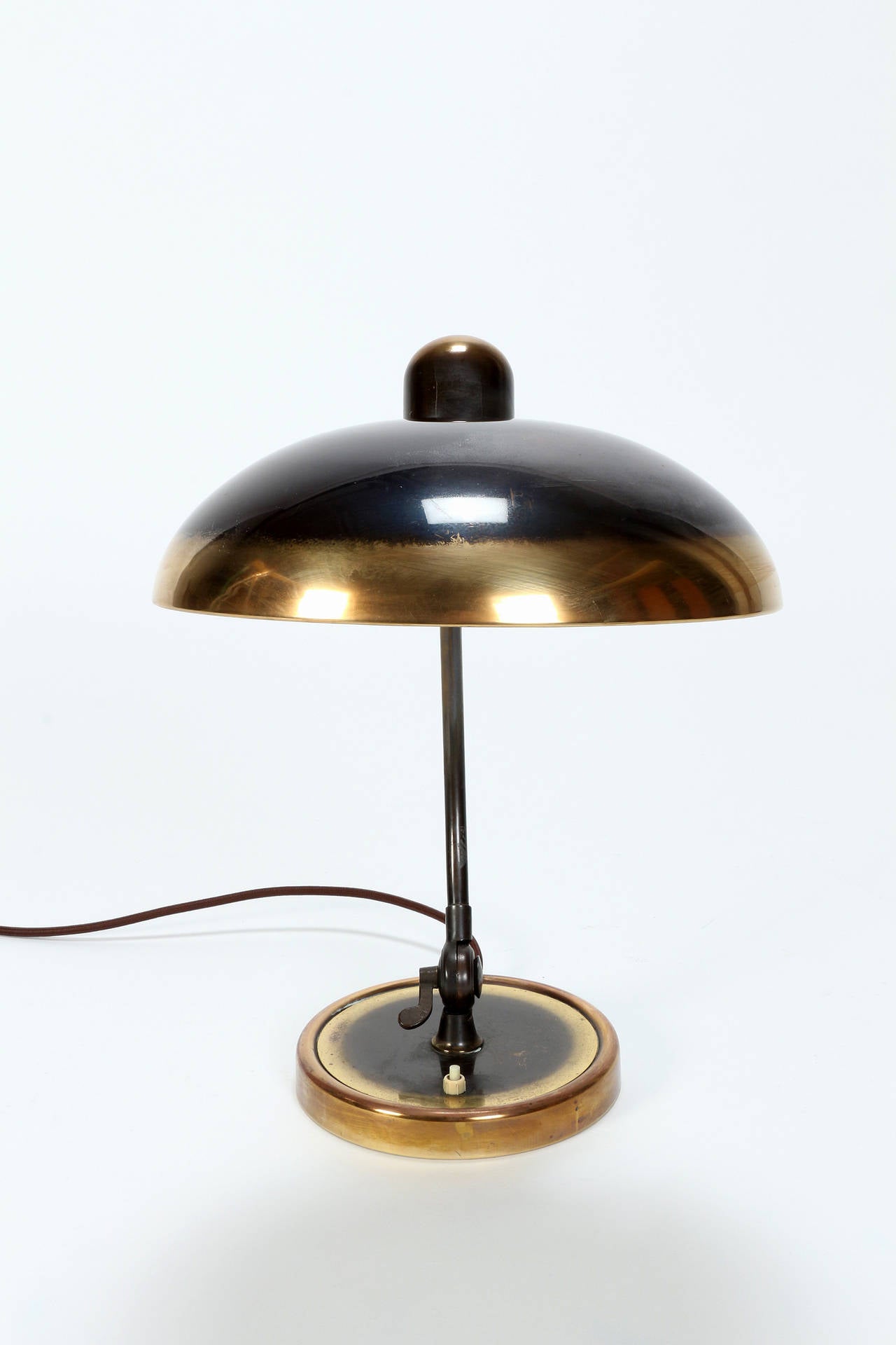 Mid-20th Century German Bauhaus Desk Lamp President by Christian Dell for Kaiser 30's
