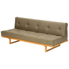 Danish Oak Sofa Daybed by Borge Mogensen for Fredericia Stolefabrik