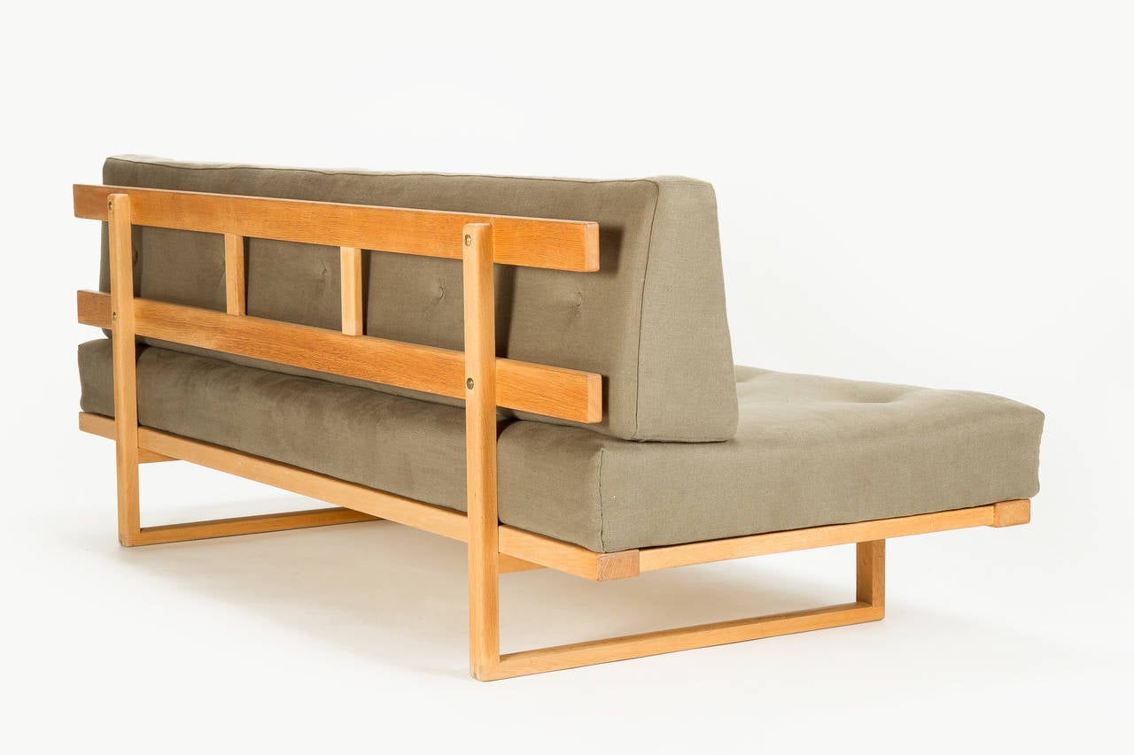 Danish Oak Sofa Daybed by Borge Mogensen for Fredericia Stolefabrik In Excellent Condition In Basel, CH