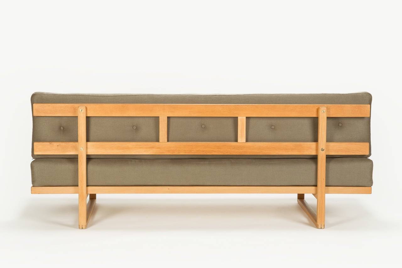 Dänisches Sofa-Tagesbett aus Eiche von Borge Mogensen für Fredericia Stolefabrik 2