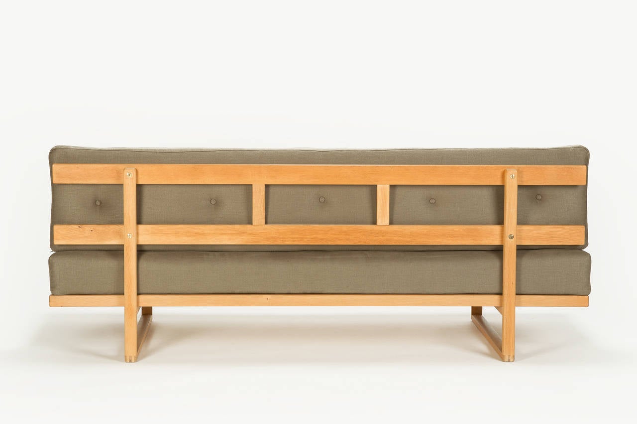 Danish Oak Sofa Daybed by Borge Mogensen for Fredericia Stolefabrik 3