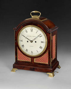Antique George III Mahogany Bracket Clock