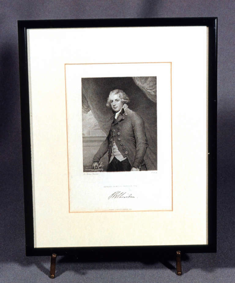 English Early 19th Century Framed Engravings of Famous Historical Characters For Sale