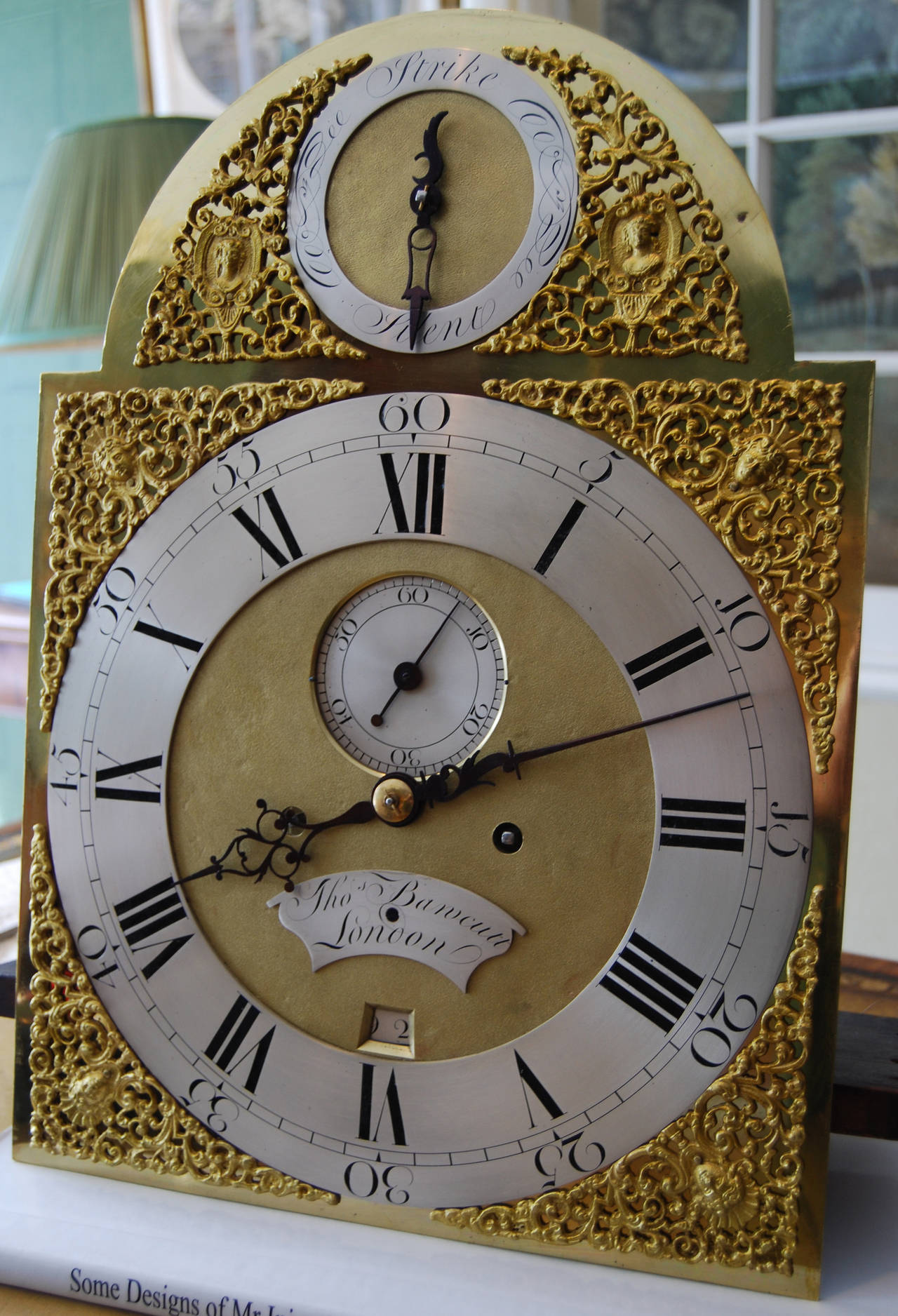 18th Century Chippendale Period Mahogany Longcase Clock For Sale