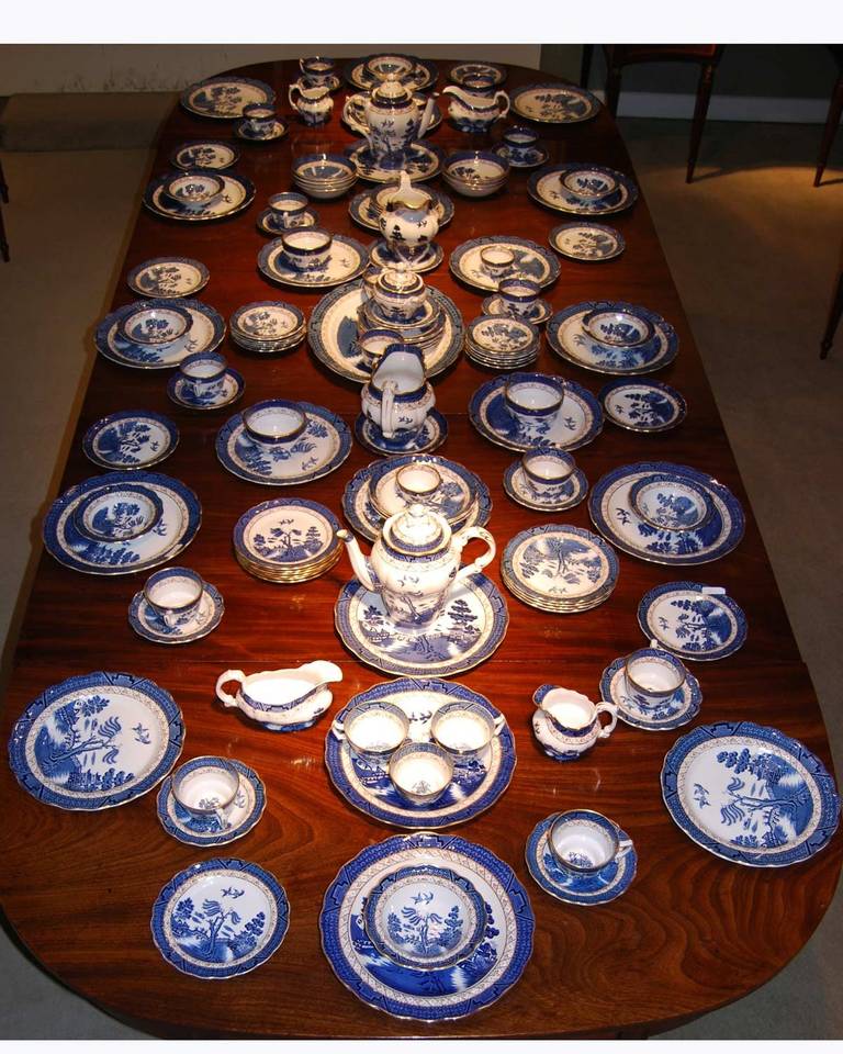 royal doulton real old willow 1981