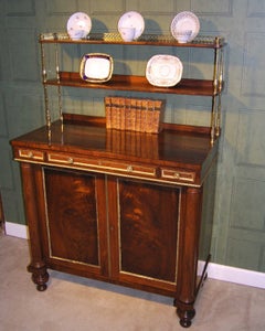 Regency Gilt Brass Mounted Rosewood Chiffonier