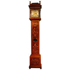 William and Mary Marquetry Longcase Clock by Wheeler, London