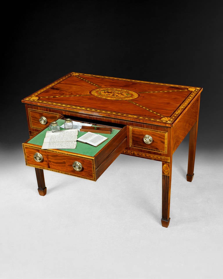 British Mrs Rudd's Dressing Table, the Most Complete George III Dressing Table Made For Sale