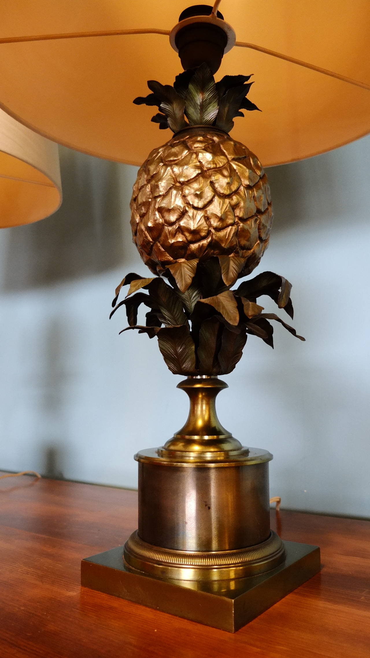 Pair of Maison Charles Ananas Lamps 2