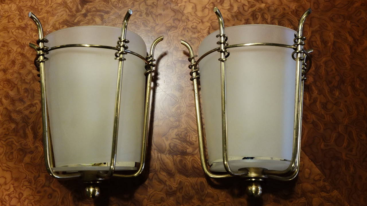 Pair of Neo-Baroque Sconces, 1960