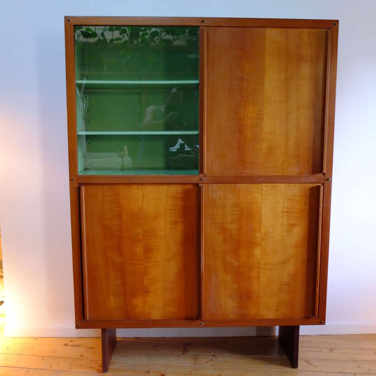 Wood Sornay 1960s Bookshelf For Sale