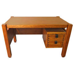1950's French Wood Desk