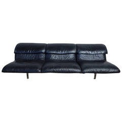 Monumental Saporeti Leather Sofa