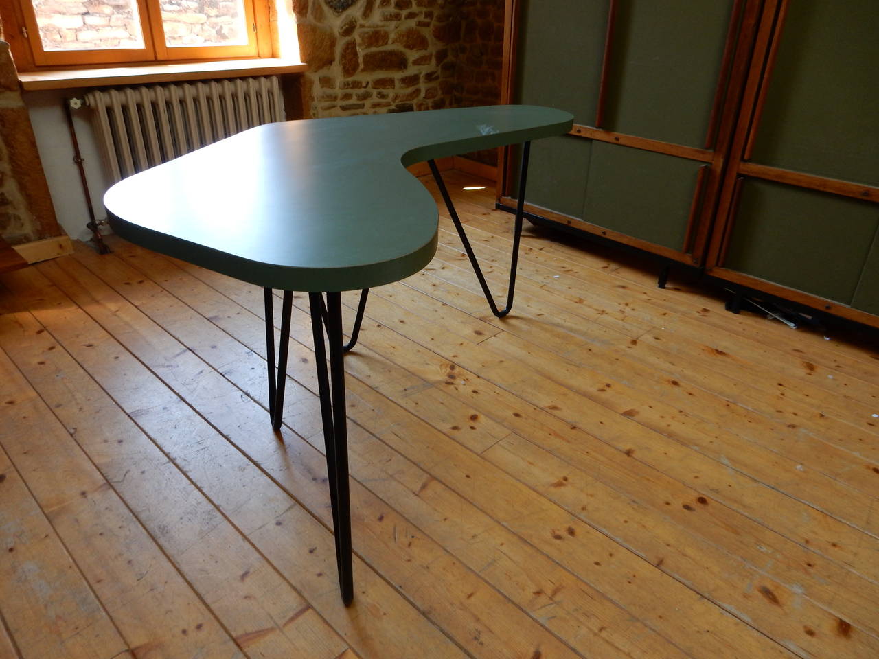 Organic Modern 1950 Form Libre Desk For Sale