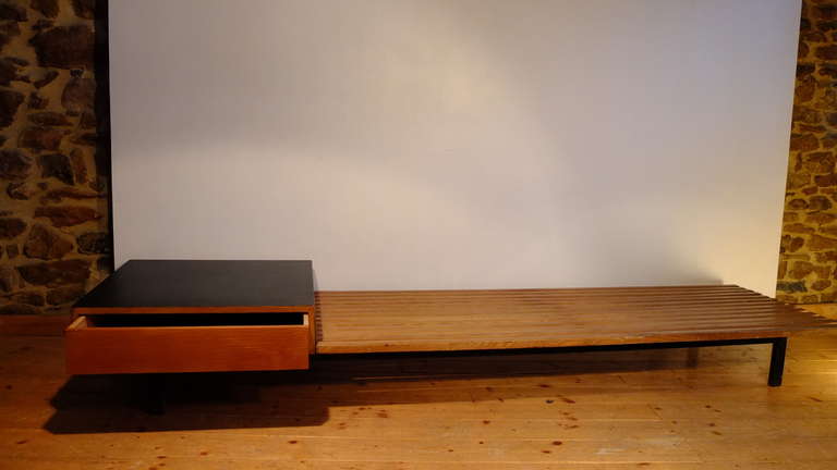 Mid-20th Century 1960s Original Charlotte Perriand Cansando Bench with Box