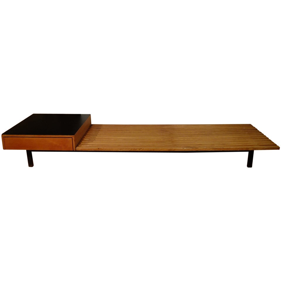 1960s Original Charlotte Perriand Cansando Bench with Box
