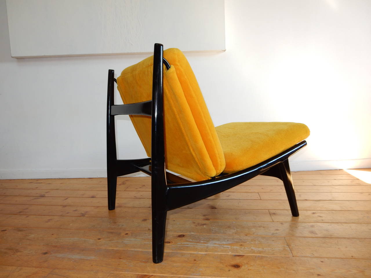 A  Pair Of Joseph-Andre Motte Armchair Edited By Steiner In Excellent Condition In Couzon au Mont d'Or, FR