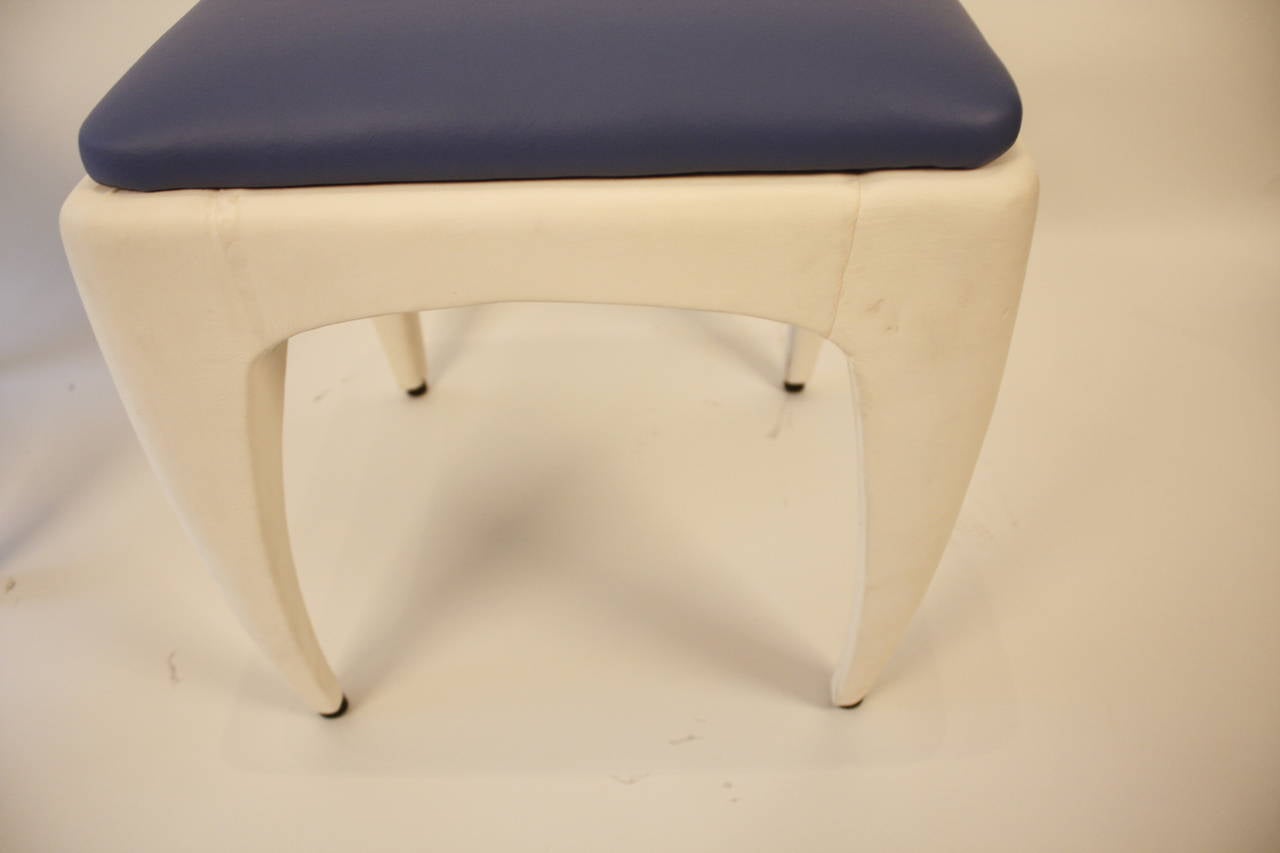 Pair of 1950s Leather Stools by G. Ulrich In Good Condition In London, GB