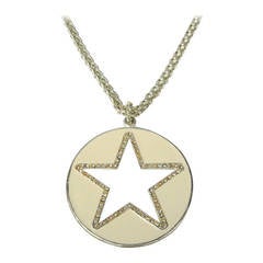 Be a STAR Enameled Crystal Necklace 11