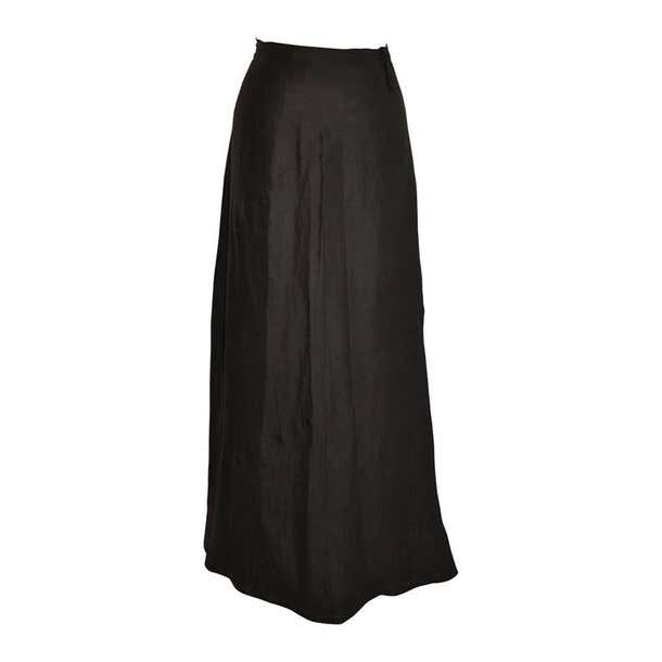 Yoshi Yamamoto Asymmetric Maxi Skirt For Sale at 1stDibs | yohji ...