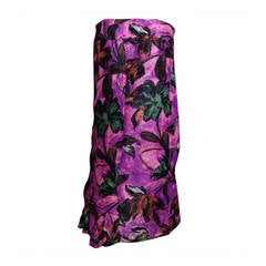 Marni Purple Floral Tube Dress
