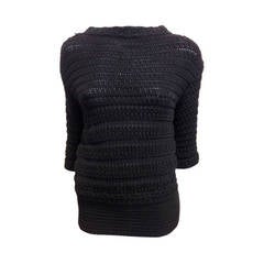 Chanel Navy Knit Sweater