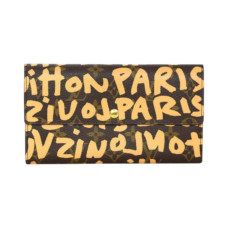 Louis Vuitton Monogram Sprouse Peach Graffiti Snap Wallet at 1stDibs  louis  vuitton snap wallet, louis vuitton graffiti font, louis vuitton graffiti  wallet