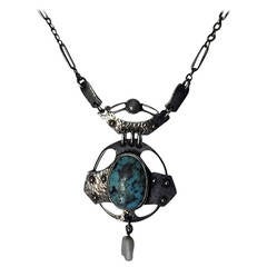 Rare Wilhelm Fühner Pforzheim Arts & Crafts Necklace