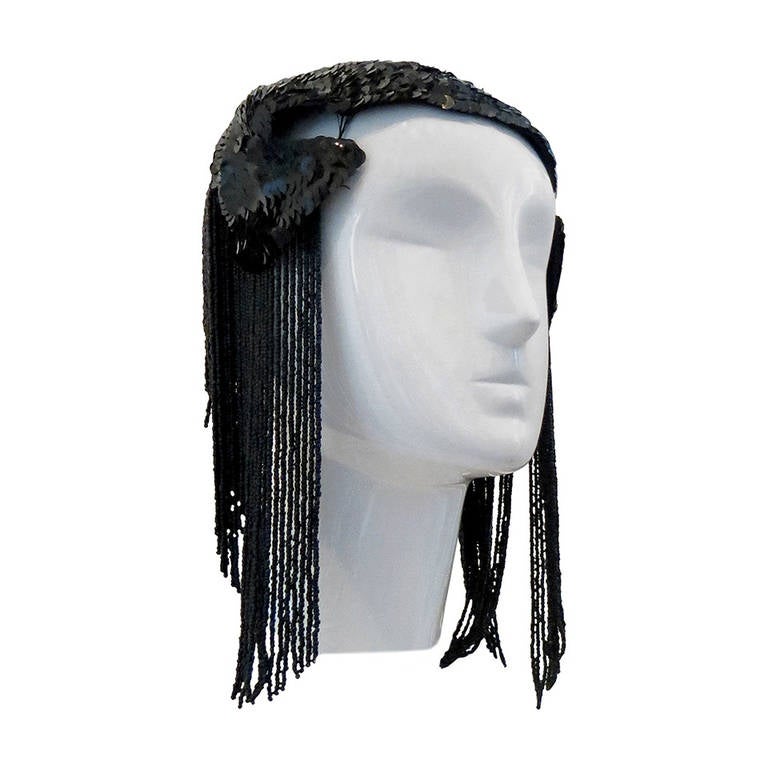 sequin headdress