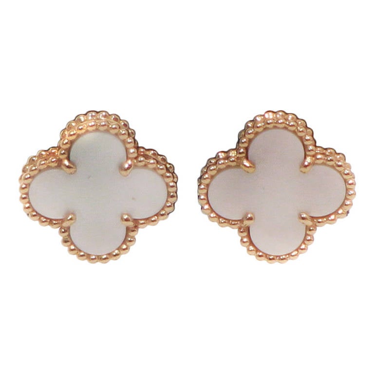 Van Cleef & Arpels Alhambra Earclips