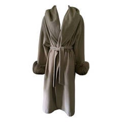 Luxury by Louis Feraud in a Cashmere Blend Wrap Coat