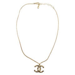 Chanel CC Studded Necklace