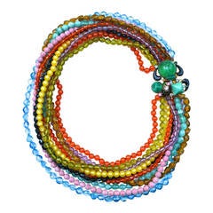 Vintage Brania Rainbow Necklace