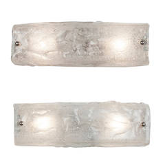 "Ice" Glass Wall Sconces
