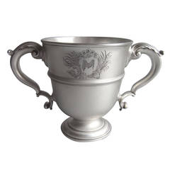 Exceptional George II, Two Handled Cup by John Le Sage