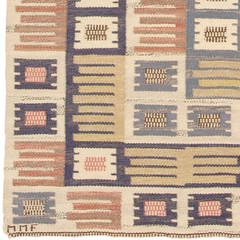 20th Century Swedish Flat-Weave Carpet by Märta Måås-Fjetterström