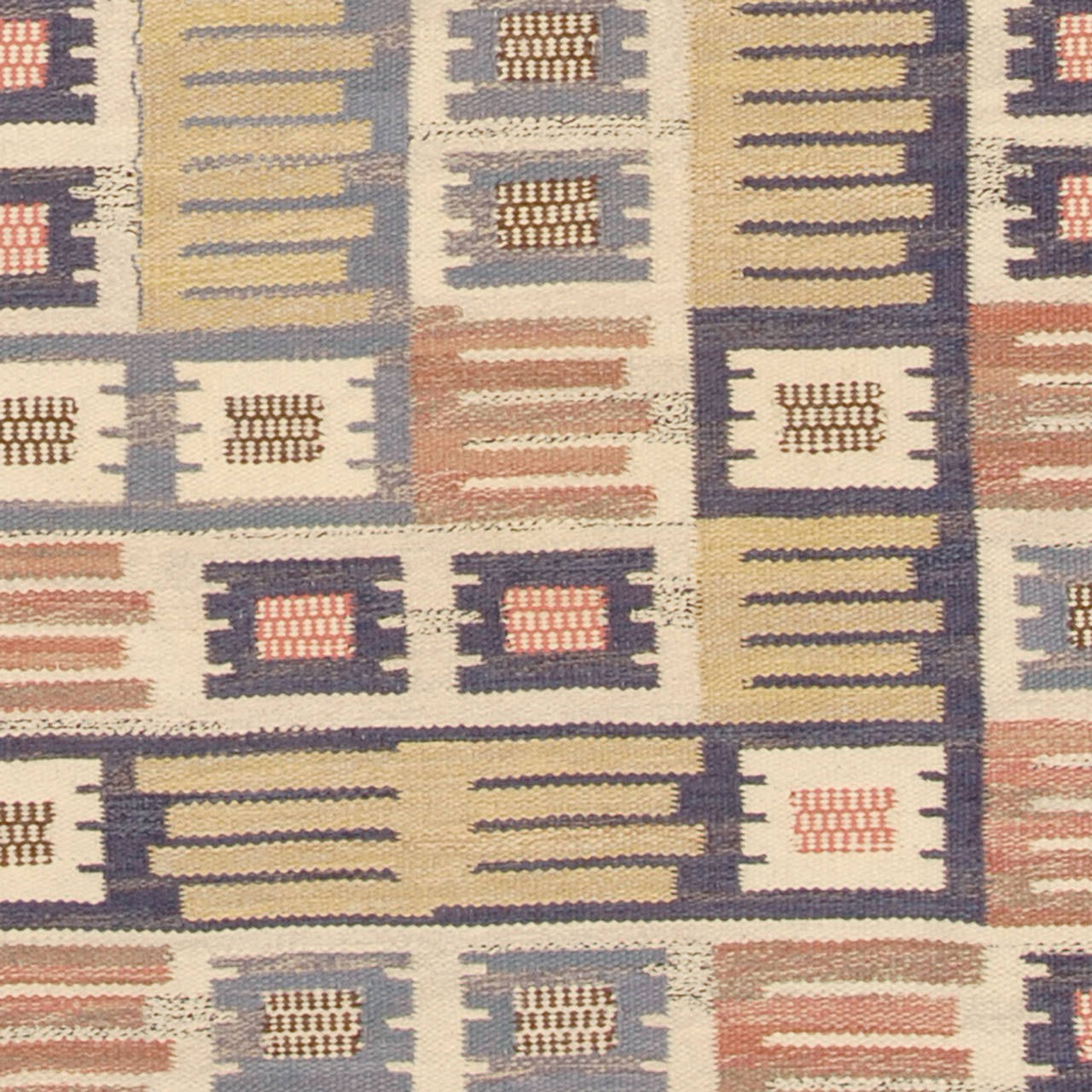 20th Century Swedish Flat-Weave Carpet by Märta Måås-Fjetterström In Excellent Condition For Sale In New York, NY