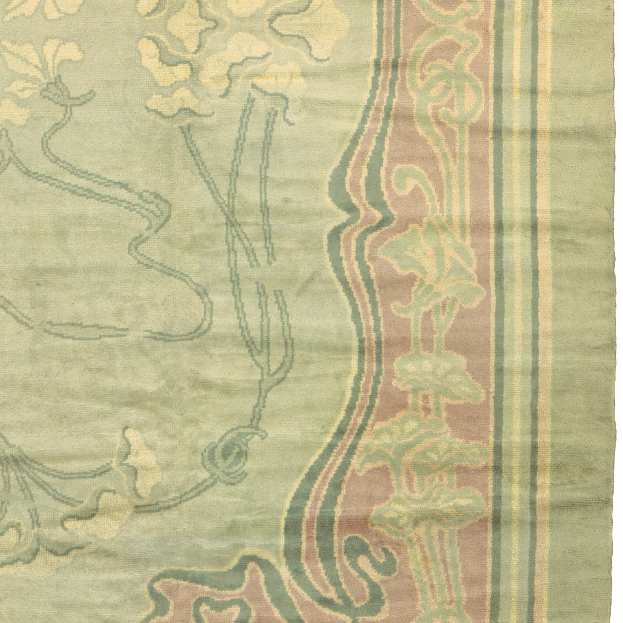 Wiener Teppich des frühen 20. Jahrhunderts, Jugendstil-Periode (Art nouveau) im Angebot