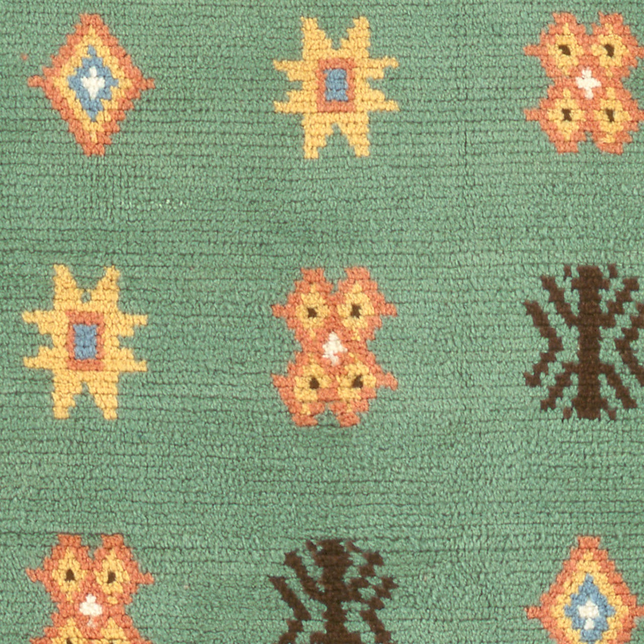 Scandinavian Modern Mid 20th Century Swedish Pile Carpet For Sale