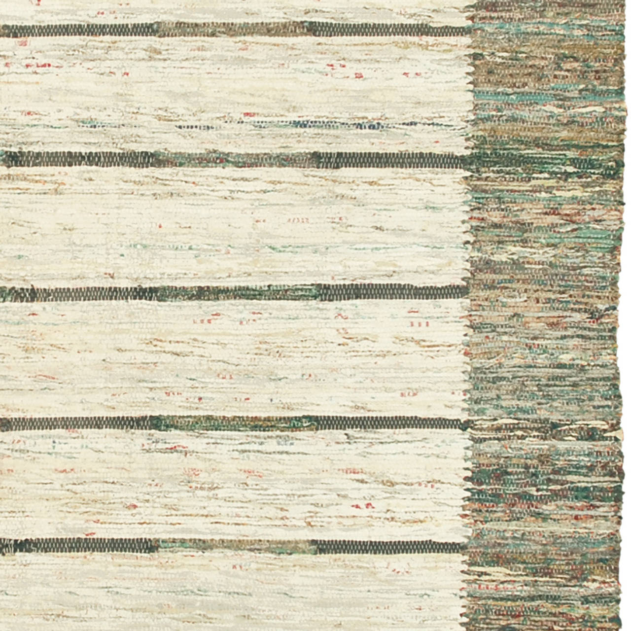 Scandinavian Modern 20th Century Swedish Flat-Weave Carpet For Sale