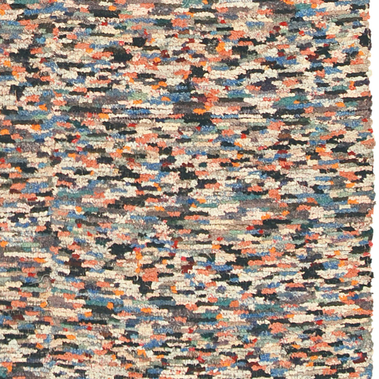Hand-Woven Mid 20th Century Swedish Flat-Weave Carpet by Ingeborg Berglof For Sale