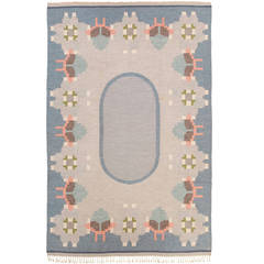 20th Century Swedish Flat-Weave Carpet by Ingegerd Silow 5