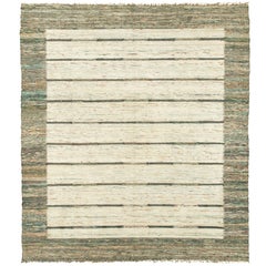 Antique 20th Century Swedish Flat-Weave Carpet