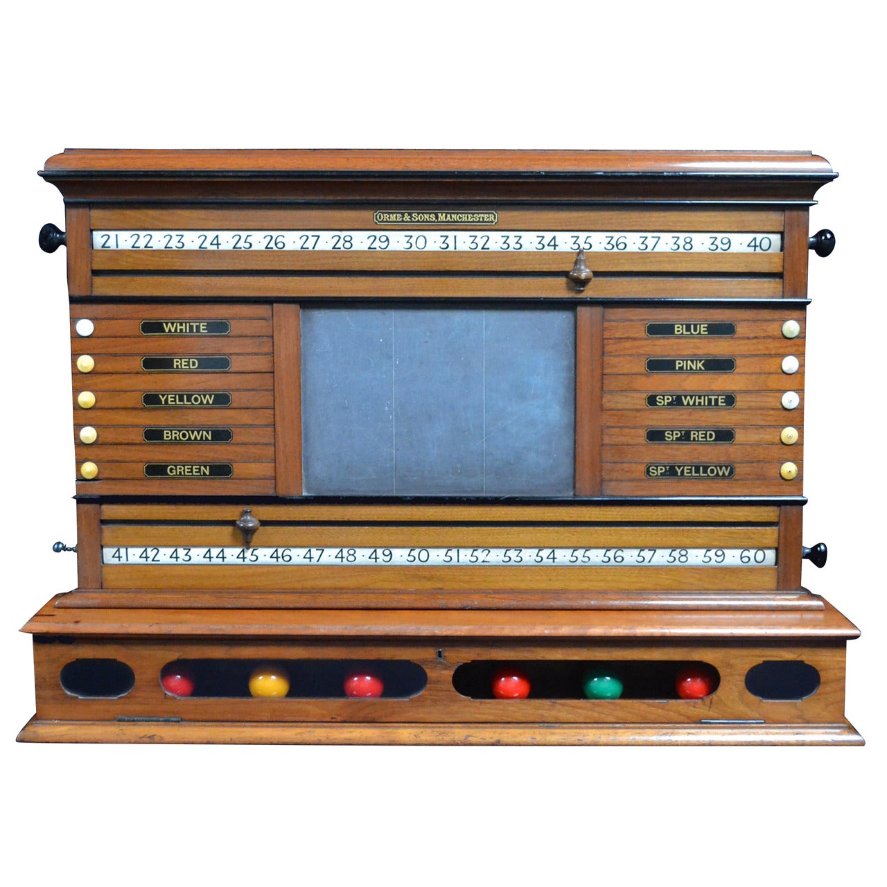 Antique Billiard -Snooker or Pool Scoreboard