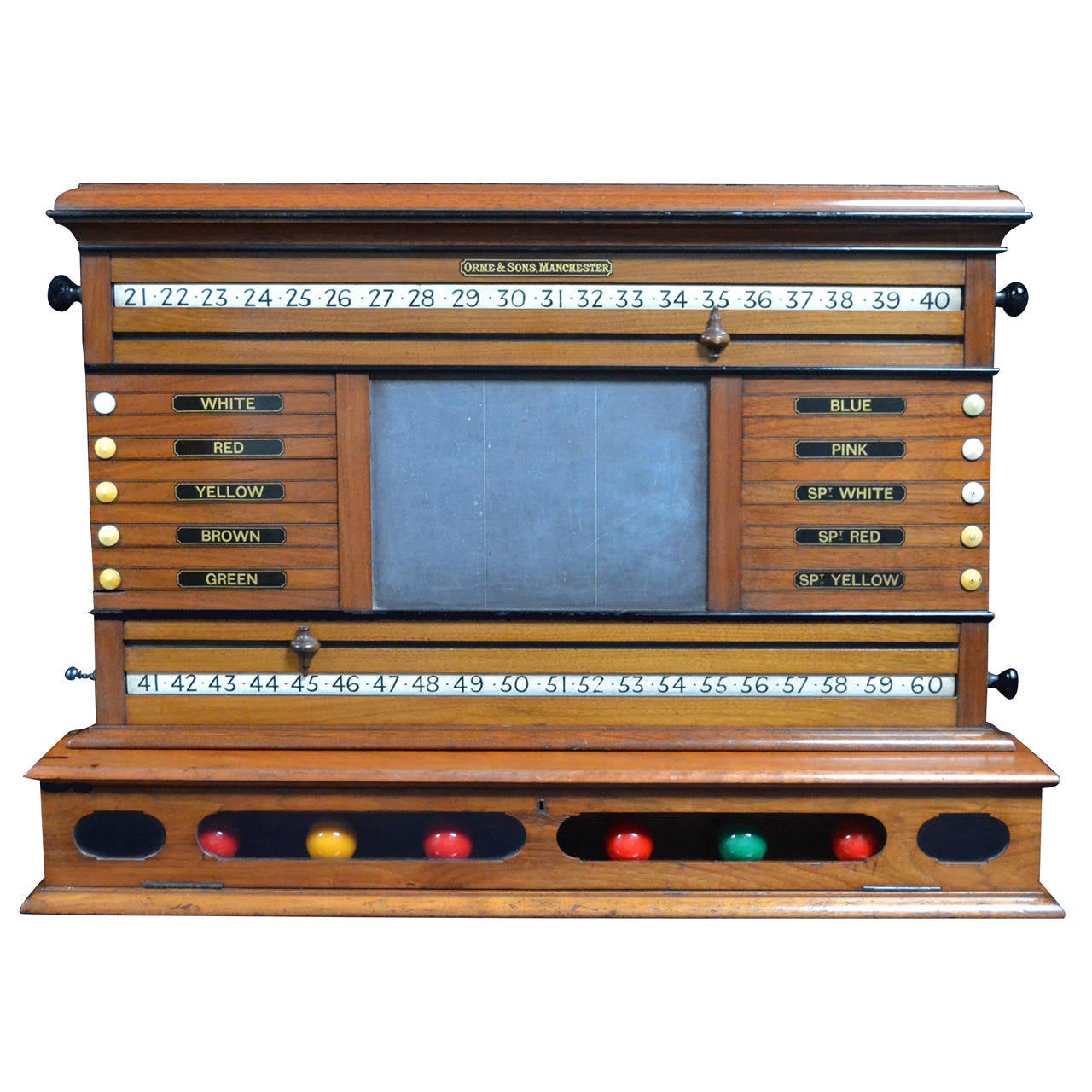 Antique Billiard -Snooker or Pool Scoreboard at 1stdibs