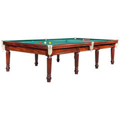 Magnificent Gillows Antique Billiards, Snooker, or Pool Table