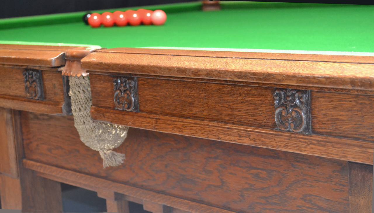 Aesthetic Movement Arts & Crafts Billiard or Snooker Table Designed by Frank Brangwyn