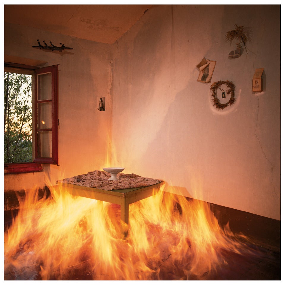 "La Chambre Qui BrûLe", Photograph by Bernard Faucon For Sale