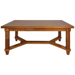 Dining Room Table and Six Chairs by Jacques Adnet 9